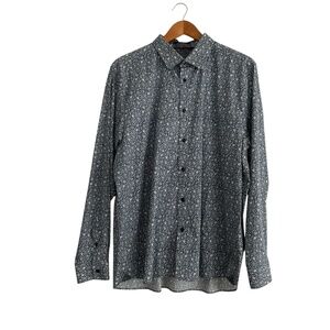 Ted Baker London Mens Modern Fit Ditsy Floral Shirt XL Long Sleeve Smart Casual